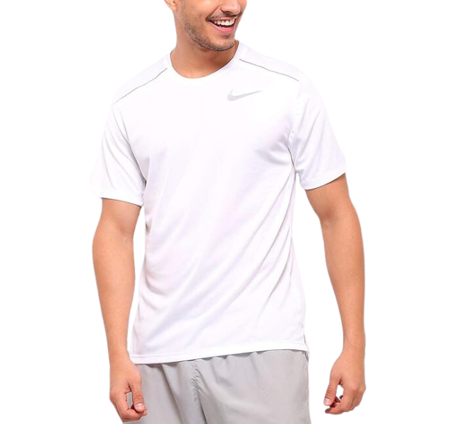 Nike Miler 1.0 T-Shirt - White - Active Vault