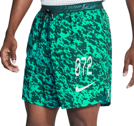 Nike Wild Run Flex Stride 7 Inch Shorts - Teal Camo - Active Vault