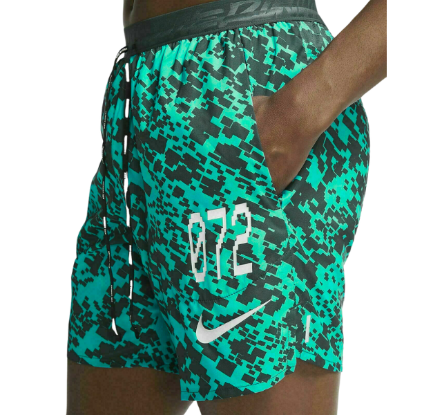 Nike Wild Run Flex Stride 7 Inch Shorts - Teal Camo - Active Vault