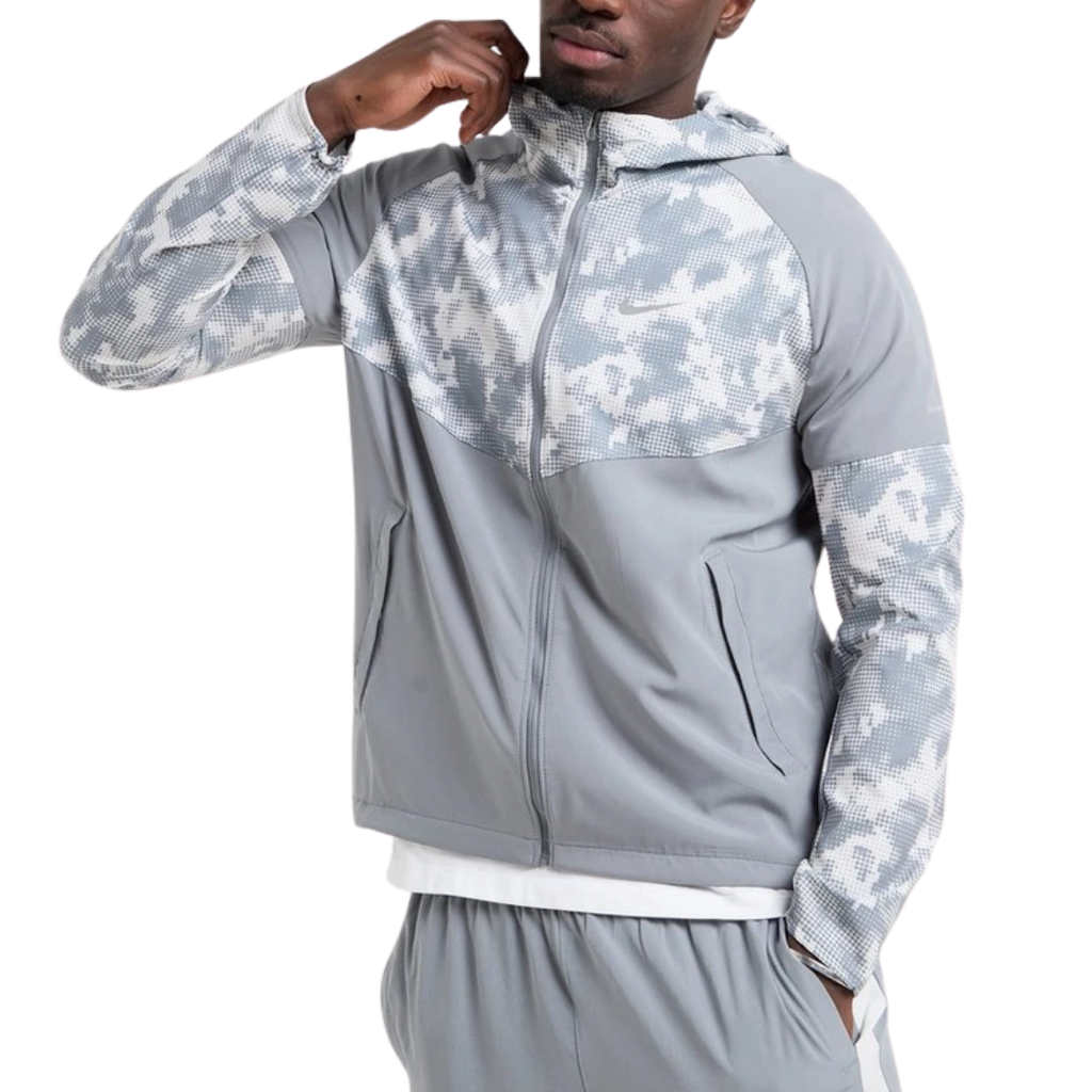 Nike Windrunner Running Jacket - Cool Grey Camo