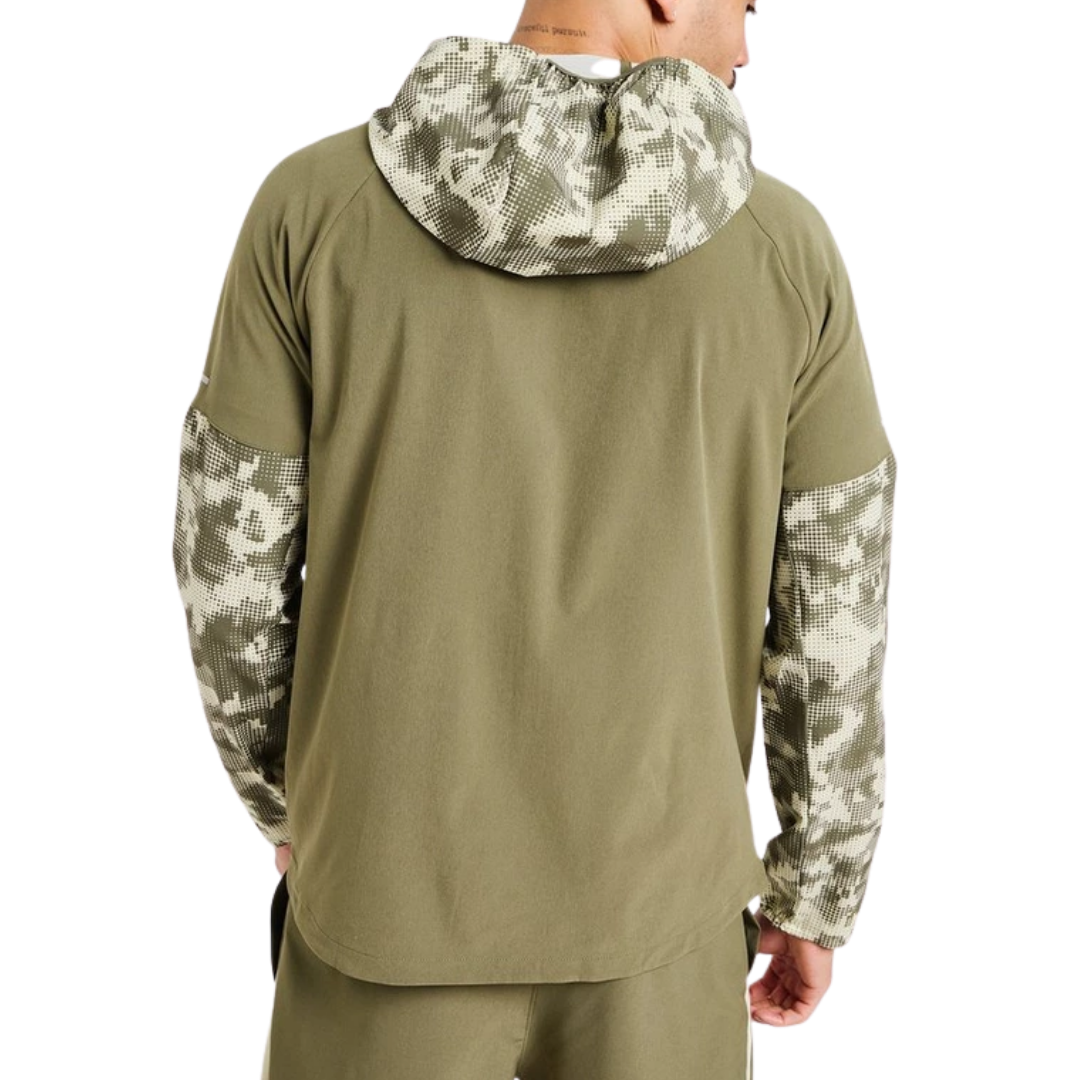 Nike Windrunner Running Jacket - Medium Olive Camo