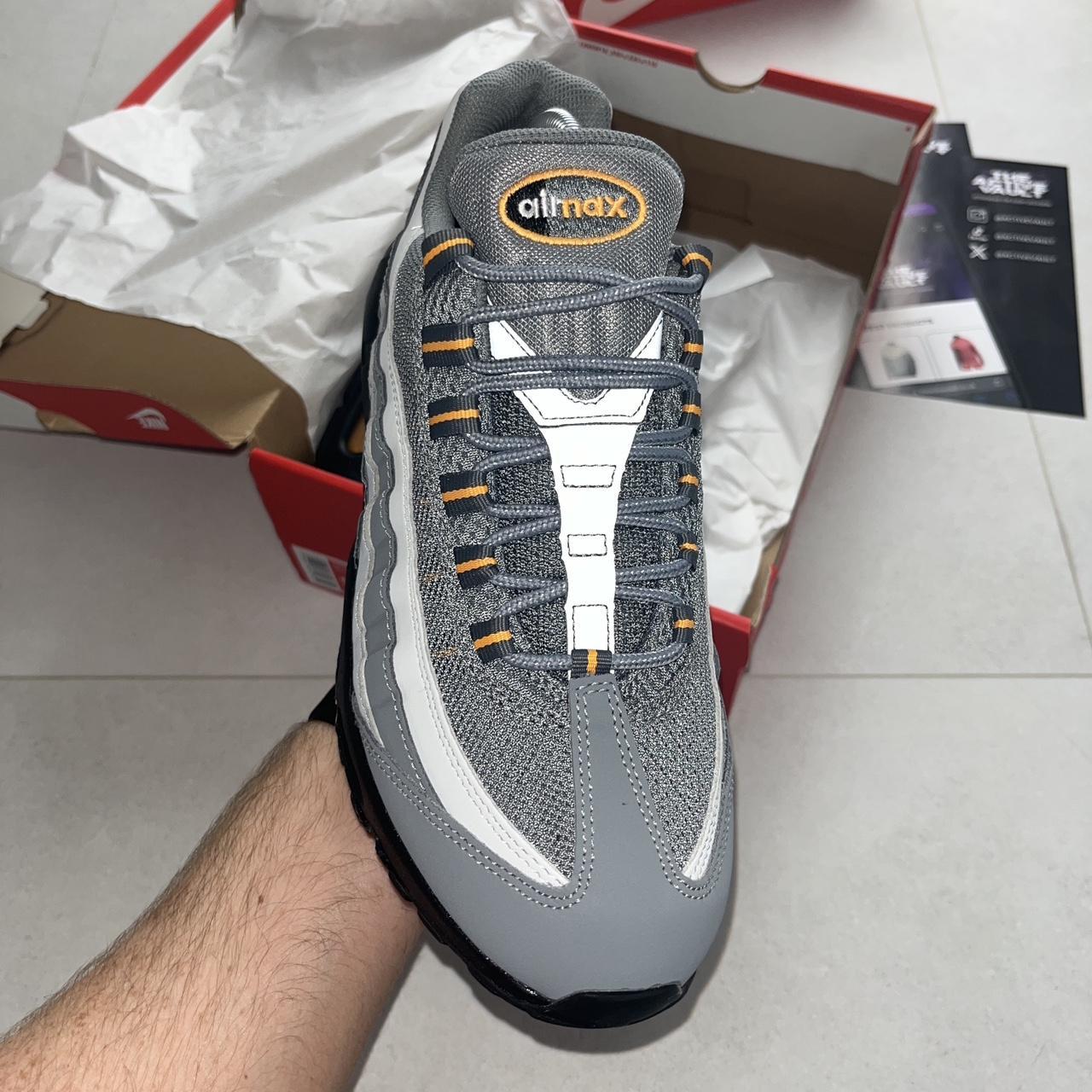 Nike Air Max 95 Trainers - Cool Grey/Sundial Orange