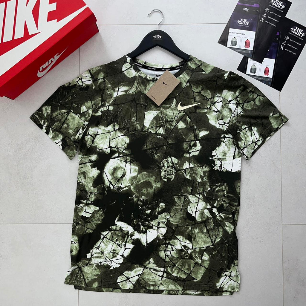 Nike Hyperdry T-Shirt - Green Camo - Active Vault