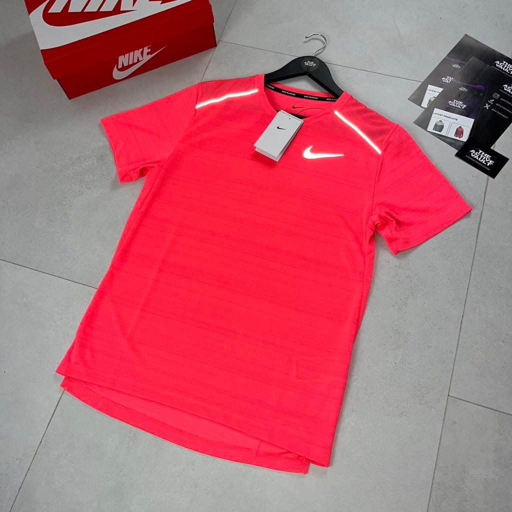 Nike Miler 1.0 T-Shirt - Hot Punch