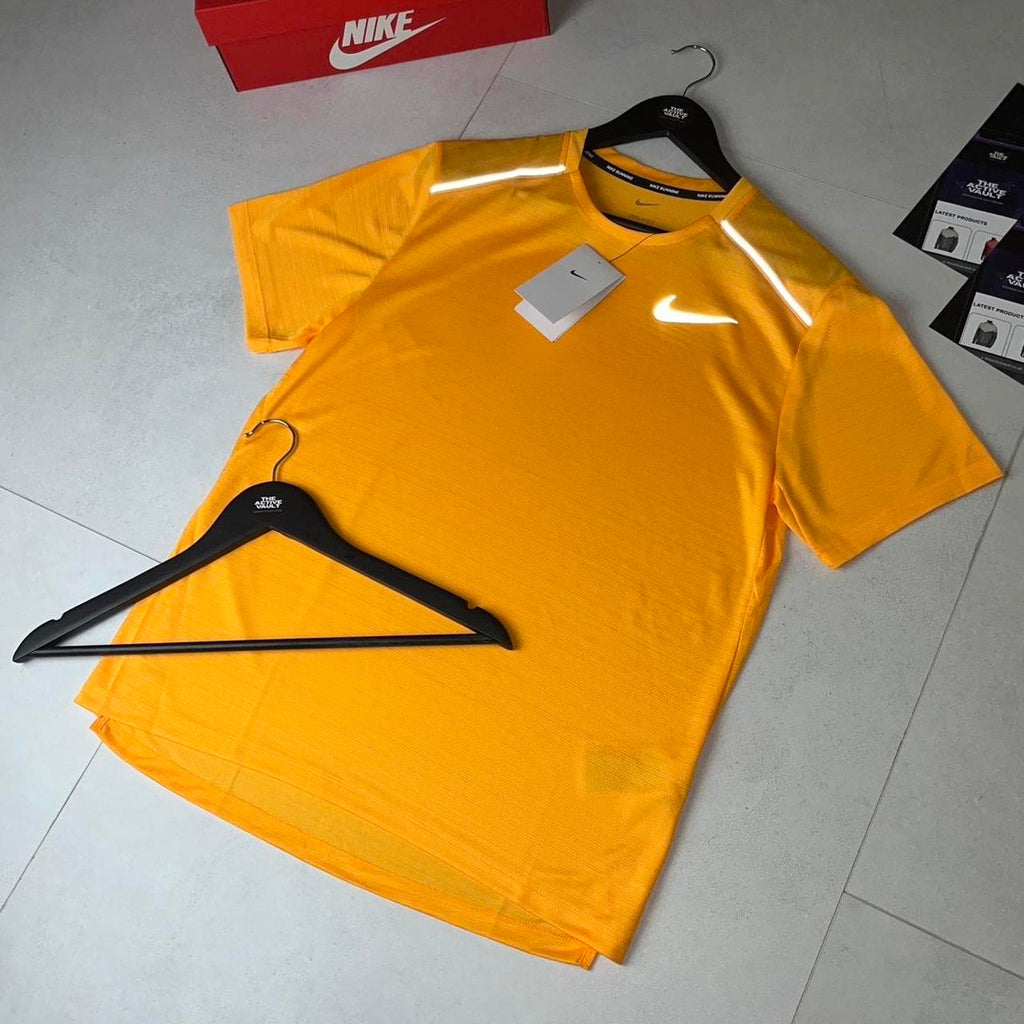 Nike Miler 1.0 T-Shirt - Orange Sundial