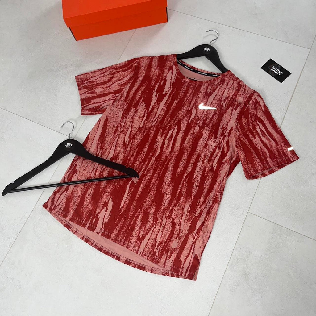 Nike Dri-FIT Wild Run Miler 2.0 T-Shirt - Red Camo - Active Vault