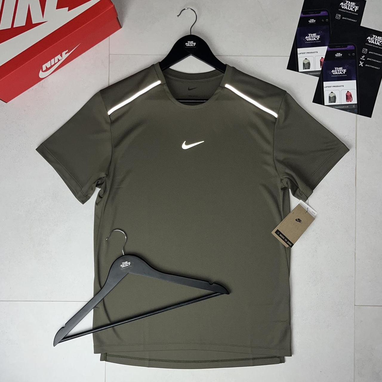 Nike Performance Miler 1.0 T-Shirt - Medium Olive Green