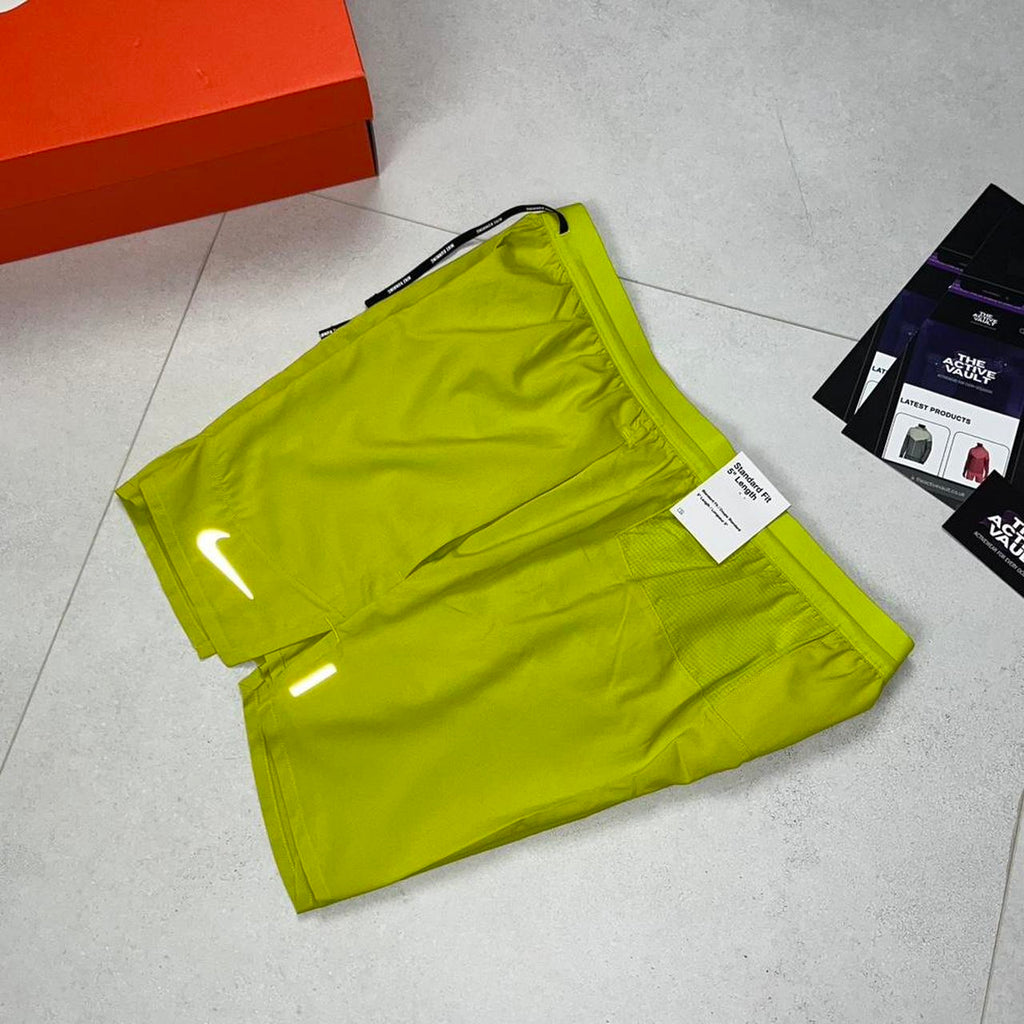 Nike Running Flex Stride 5 Inch Shorts - Bright Cactus - Active Vault