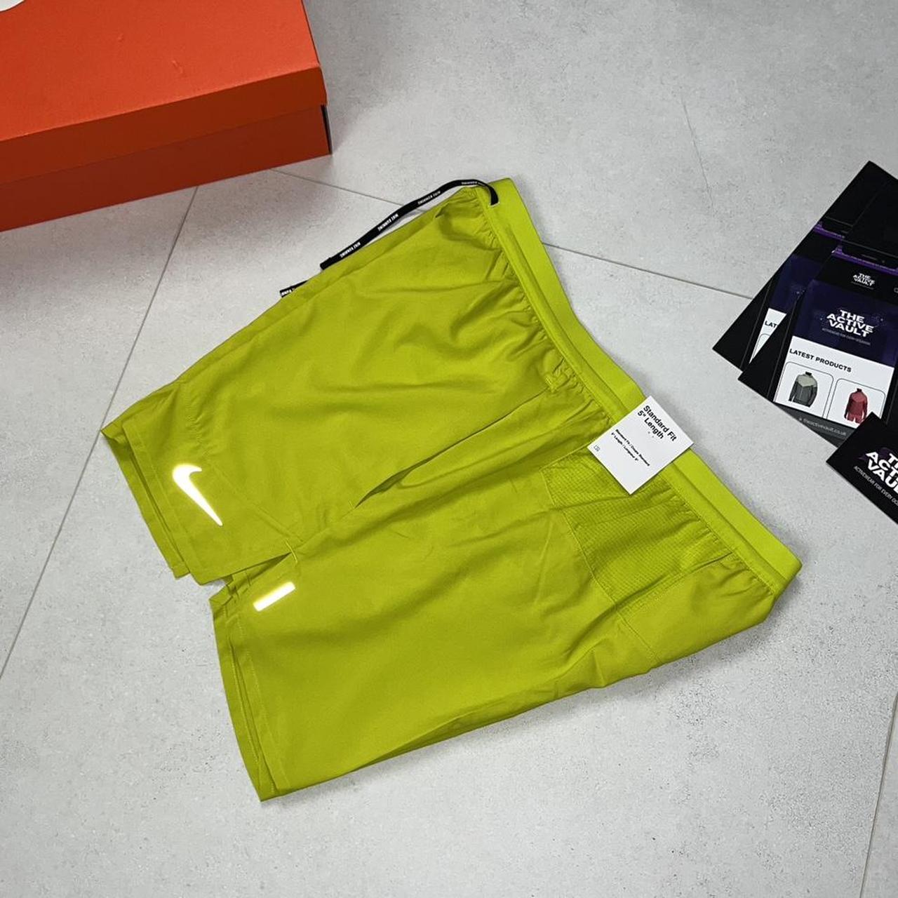 Nike Running Flex Stride 5 Inch Shorts - Bright Cactus - Active Vault