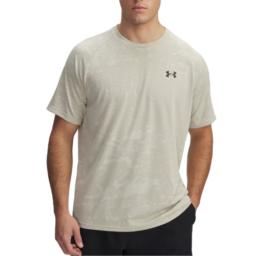 Under Armour Velocity Jacquard Camo T-Shirt - City Khaki