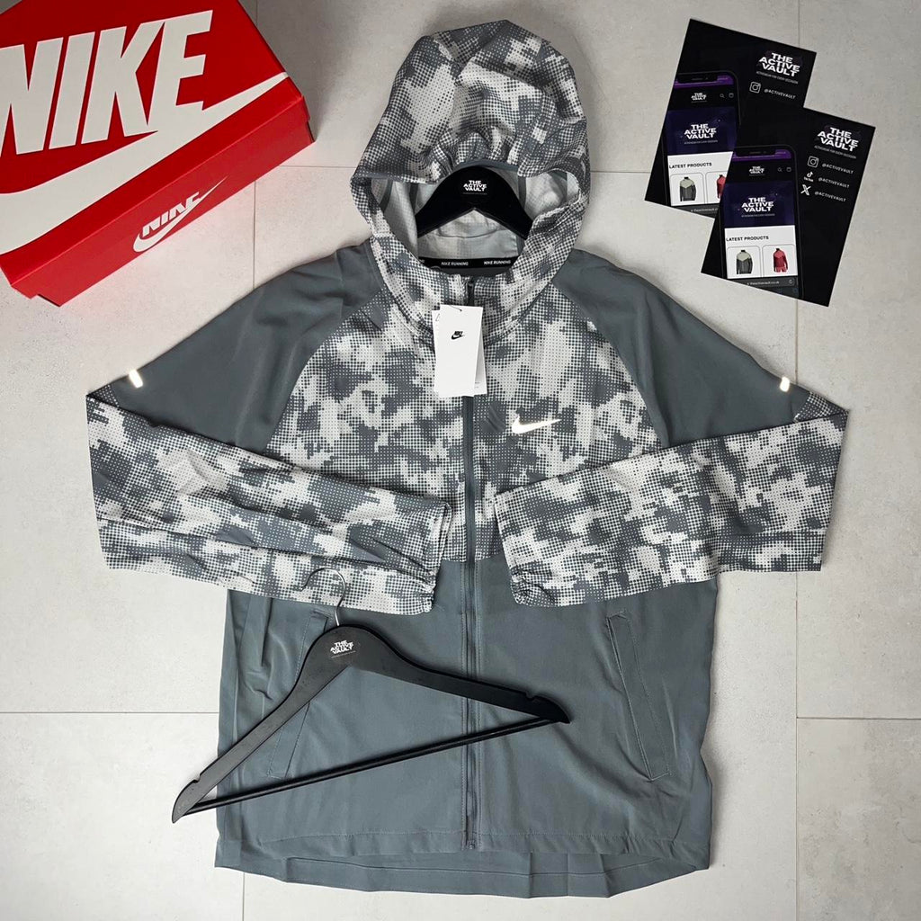 Nike Windrunner Running Jacket - Cool Grey Camo