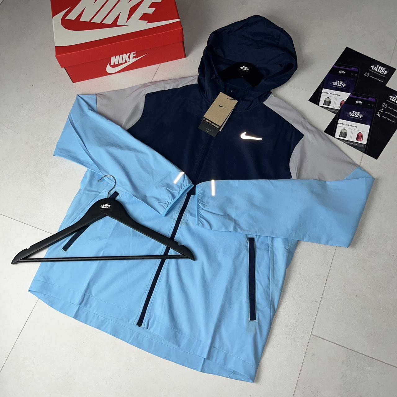Nike Windrunner Running Jacket - Obsidian Navy/Aquarius Blue