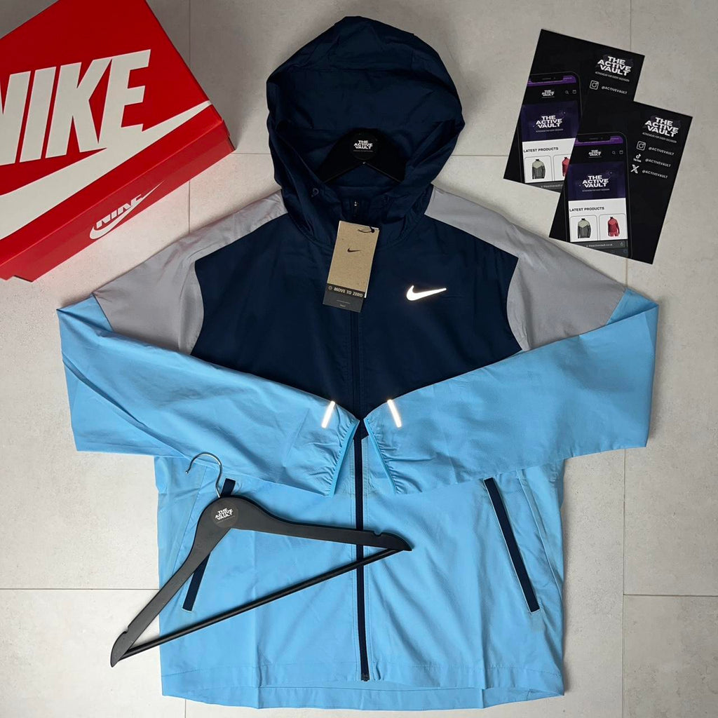 Nike Windrunner Running Jacket - Obsidian Navy/Aquarius Blue