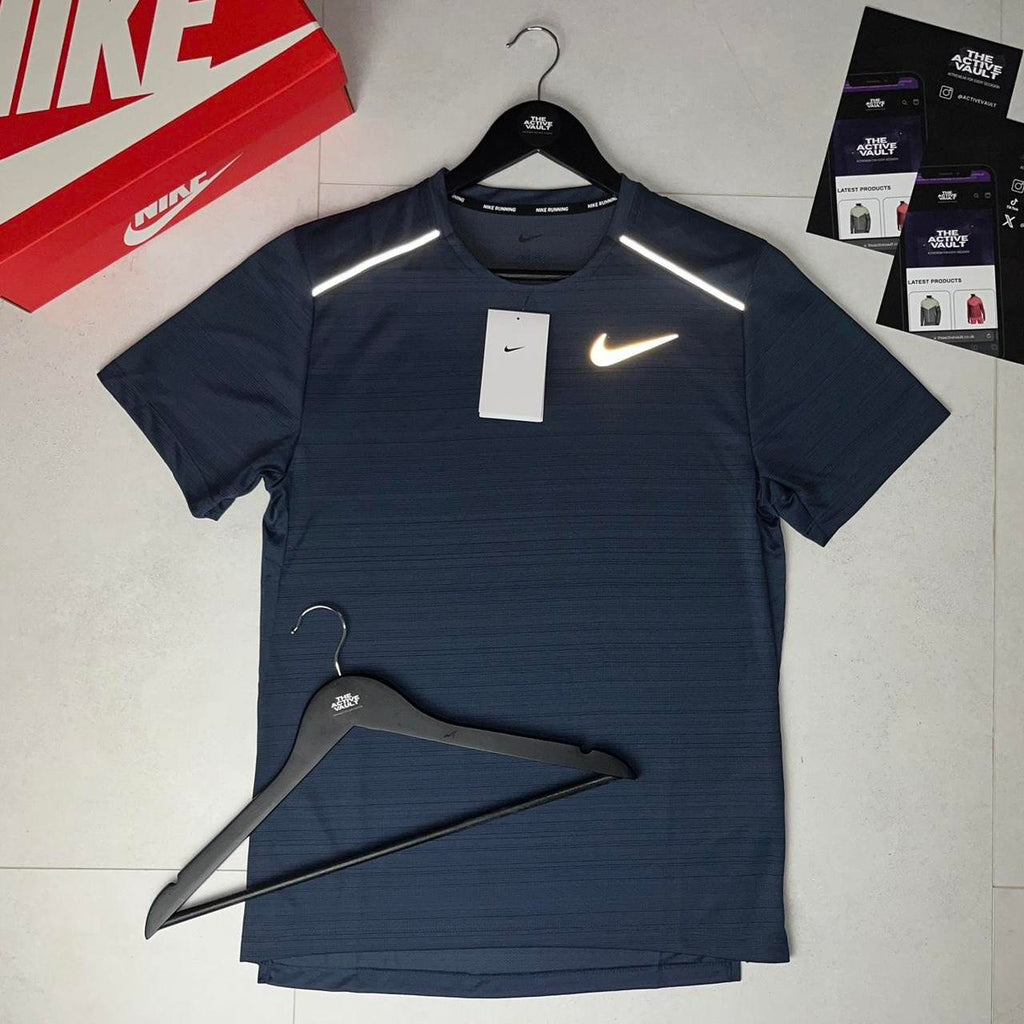 Nike Miler 1.0 T-Shirt - Thunder Blue (Navy)
