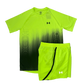 Under Armour Tech Fade T-Shirt and Launch Short Set - Lime Surge/Black - Active Vault