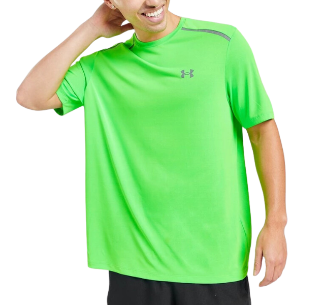 Lime green under armour shirt deals