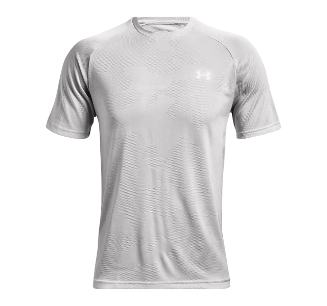 Under Armour Tech Velocity Jacquard Camo T-Shirt - White - Active Vault