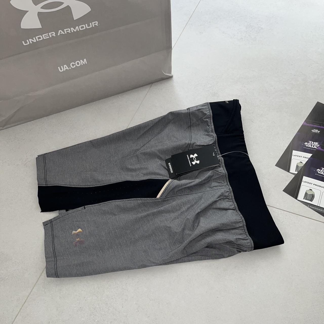 Under Armour Launch Pro 7 Inch Shorts - Heather Grey/Black