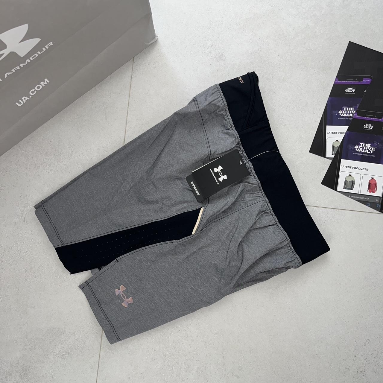 Under Armour Launch Pro 7 Inch Shorts - Heather Grey/Black