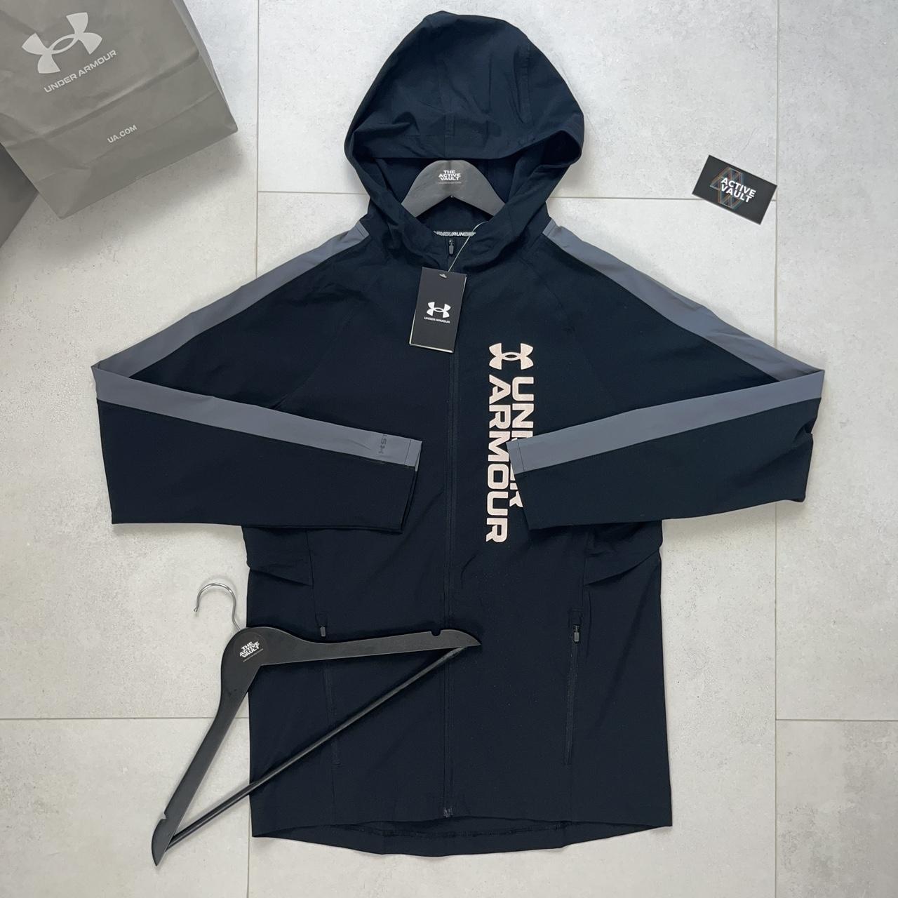 Under Armour "Out Run The Storm" Running Jacket - Black/Grey - Active Vault