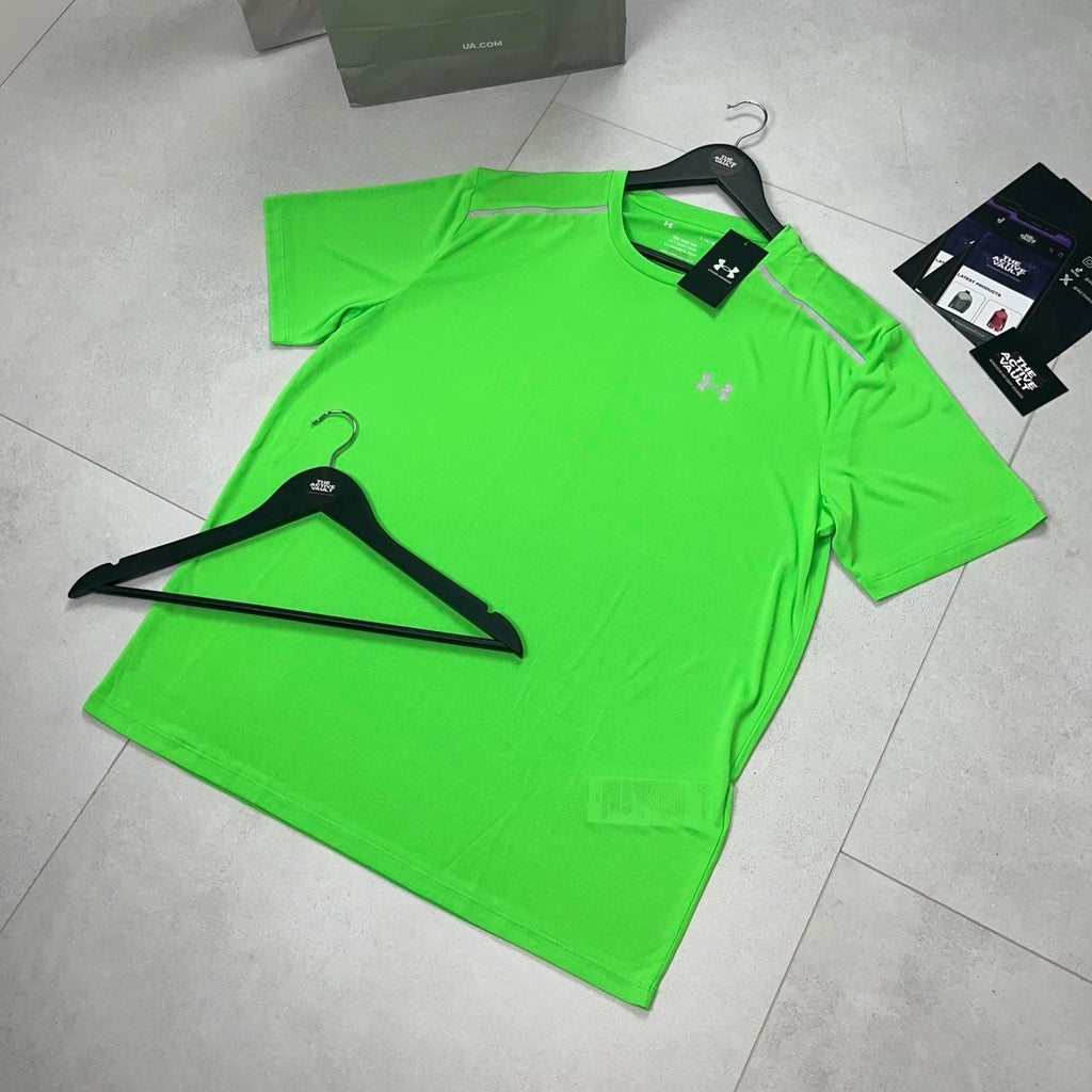 Under Armour Reflective Tech T-Shirt - Green - Active Vault