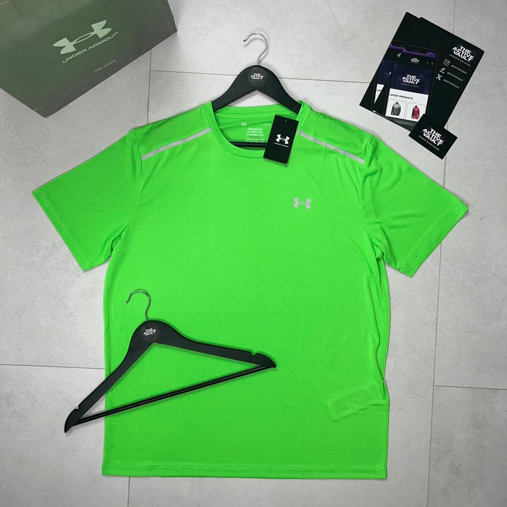 Under Armour Reflective Tech T-Shirt - Green - Active Vault