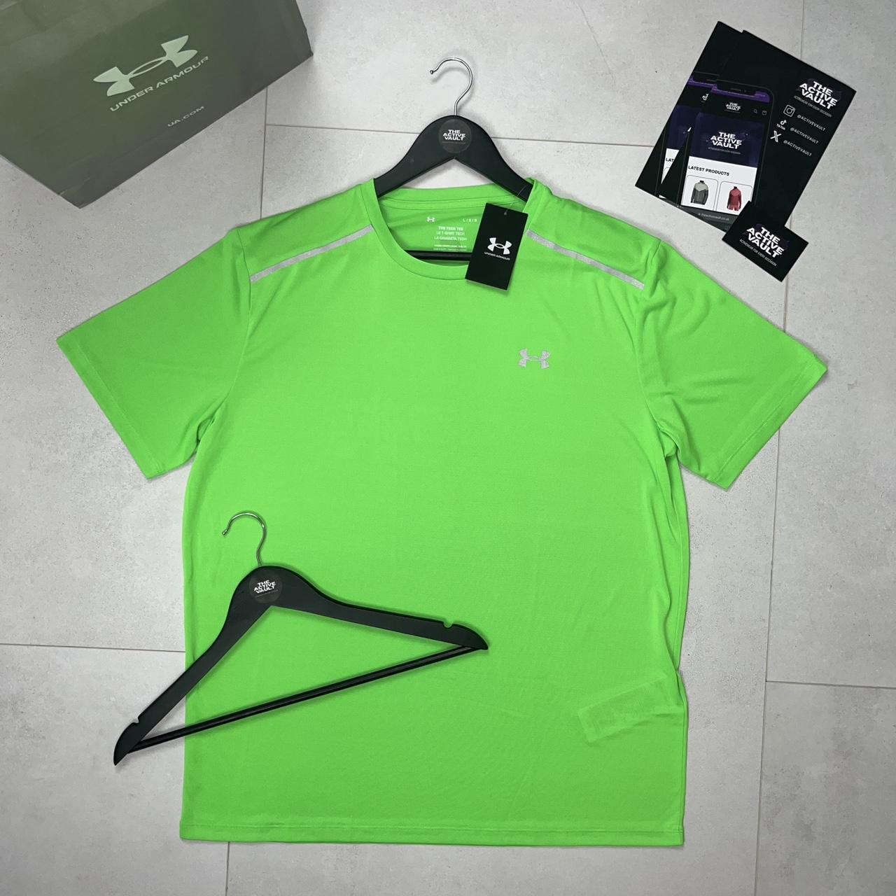 Under Armour Reflective Tech T-Shirt - Green - Active Vault