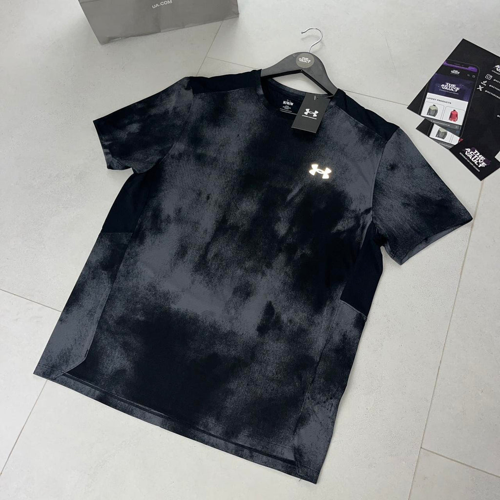 Under Armour Speed Stride Printed T-Shirt - Black/Grey Camo