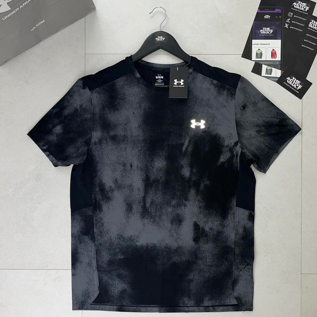 Under Armour Speed Stride Printed T-Shirt - Black/Grey Camo
