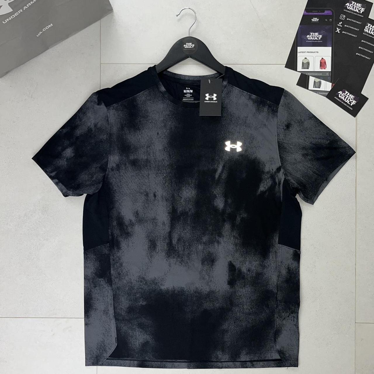 Under Armour Speed Stride Printed T-Shirt - Black/Grey Camo