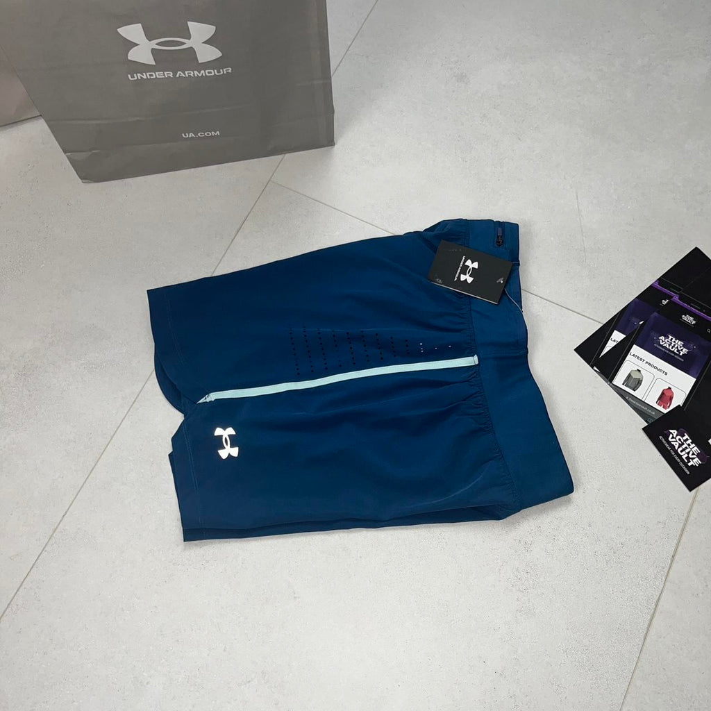 Under Armour Speedpocket 7 Inch Shorts - Blue - Active Vault