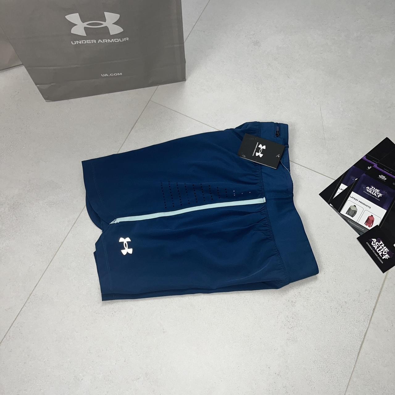 Under Armour Speedpocket 7 Inch Shorts - Blue - Active Vault
