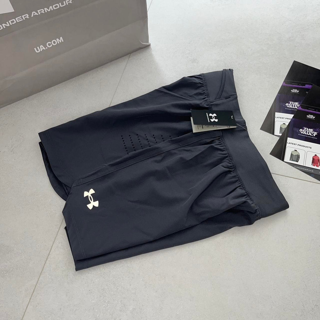 Under Armour Speedpocket 7 Inch Shorts - Grey - Active Vault
