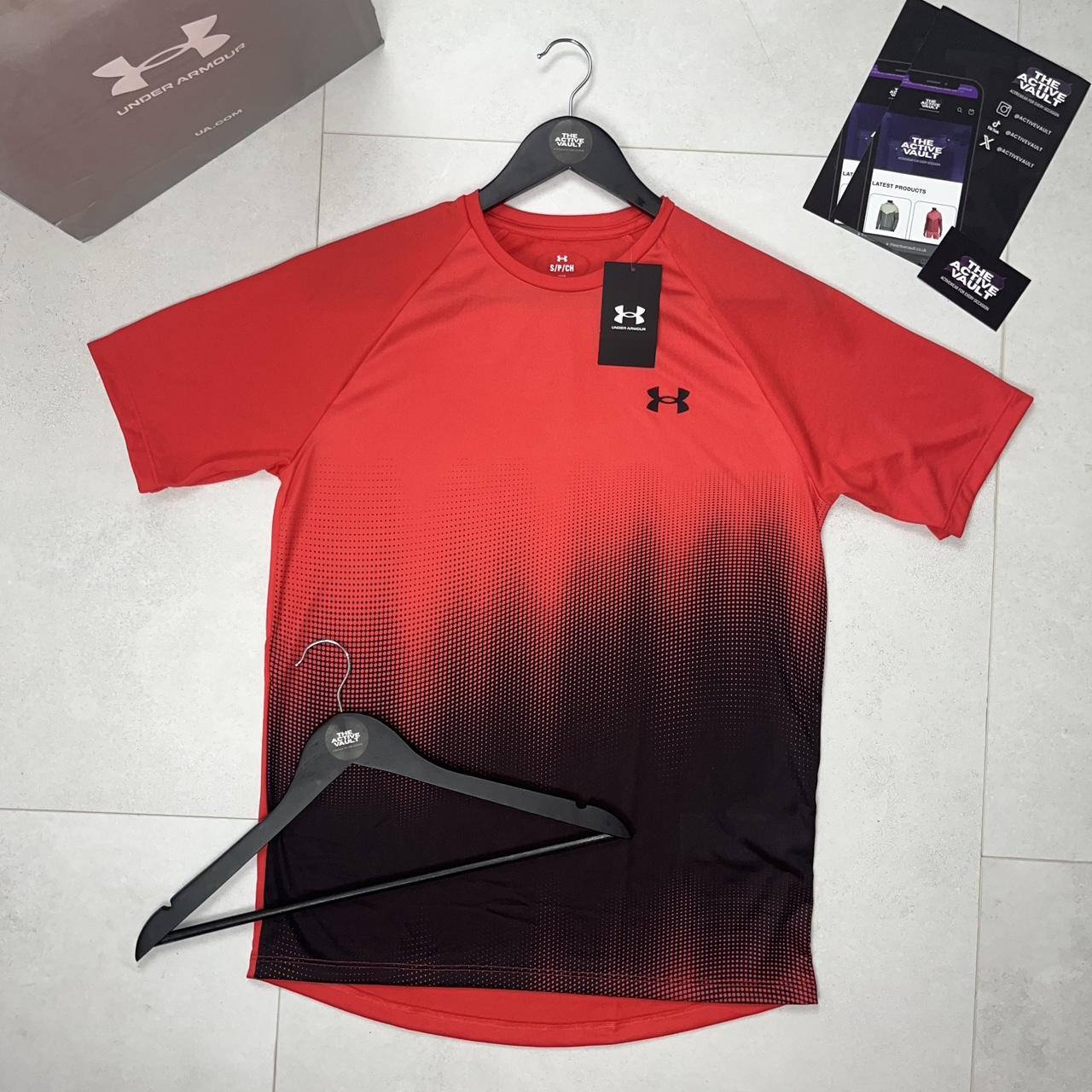 Under Armour Tech Fade T-Shirt - Red/Black - Active Vault