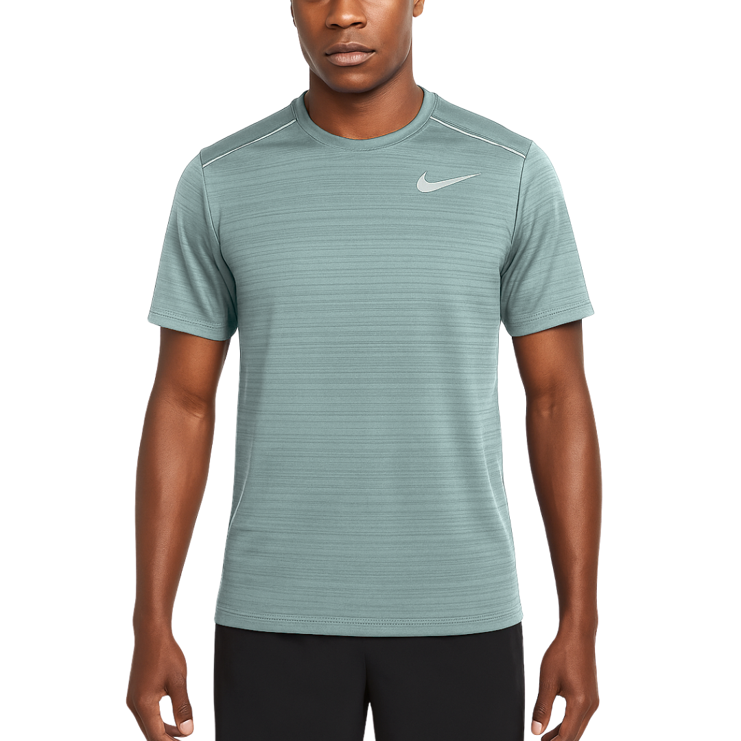 Nike Miler 1.0 T-Shirt - Mineral Green - Active Vault