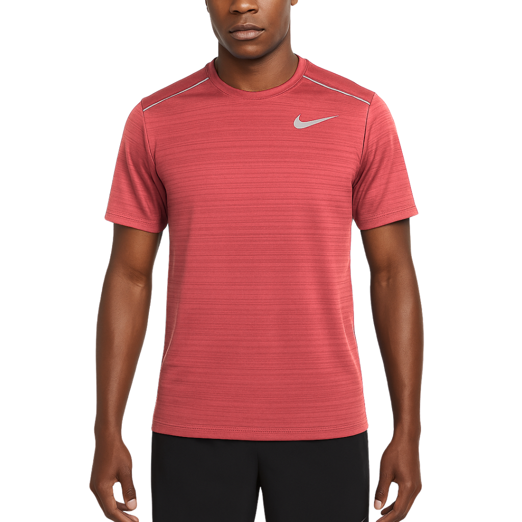 Nike Miler 1.0 T-Shirt - Adobe Red - Active Vault