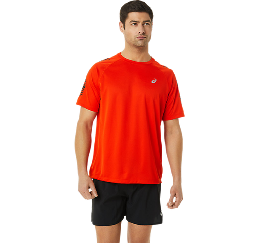 Asics Icon SS T-Shirt - Red - Active Vault
