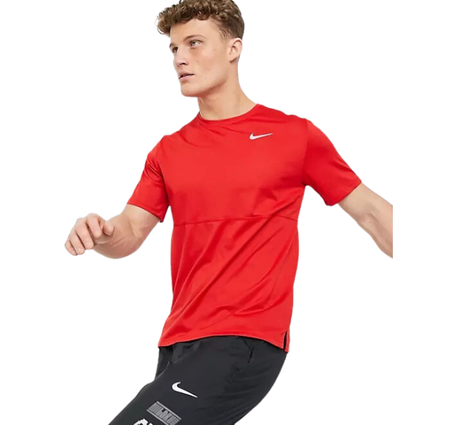 Nike Run Breathe T-Shirt - Red - Active Vault