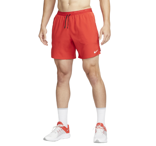 Nike Running Stride 5 Inch Shorts - Red - Active Vault