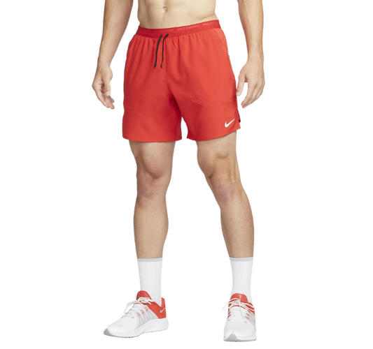 Nike Running Stride 5 Inch Shorts - Red - Active Vault